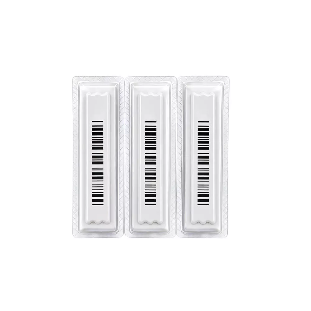LiFangmei Technology AM Soft Label: 45×11 mm, Einwegetikett, geeignet zur Diebstahlsicherung von Reinigungs- und Hygieneprodukten in Supermärkten