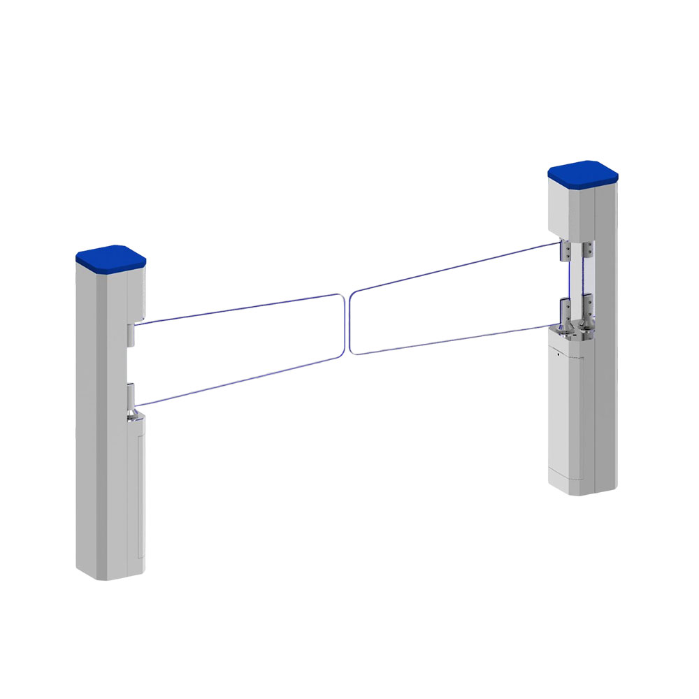 Drehkreuz mit zwei Säulen